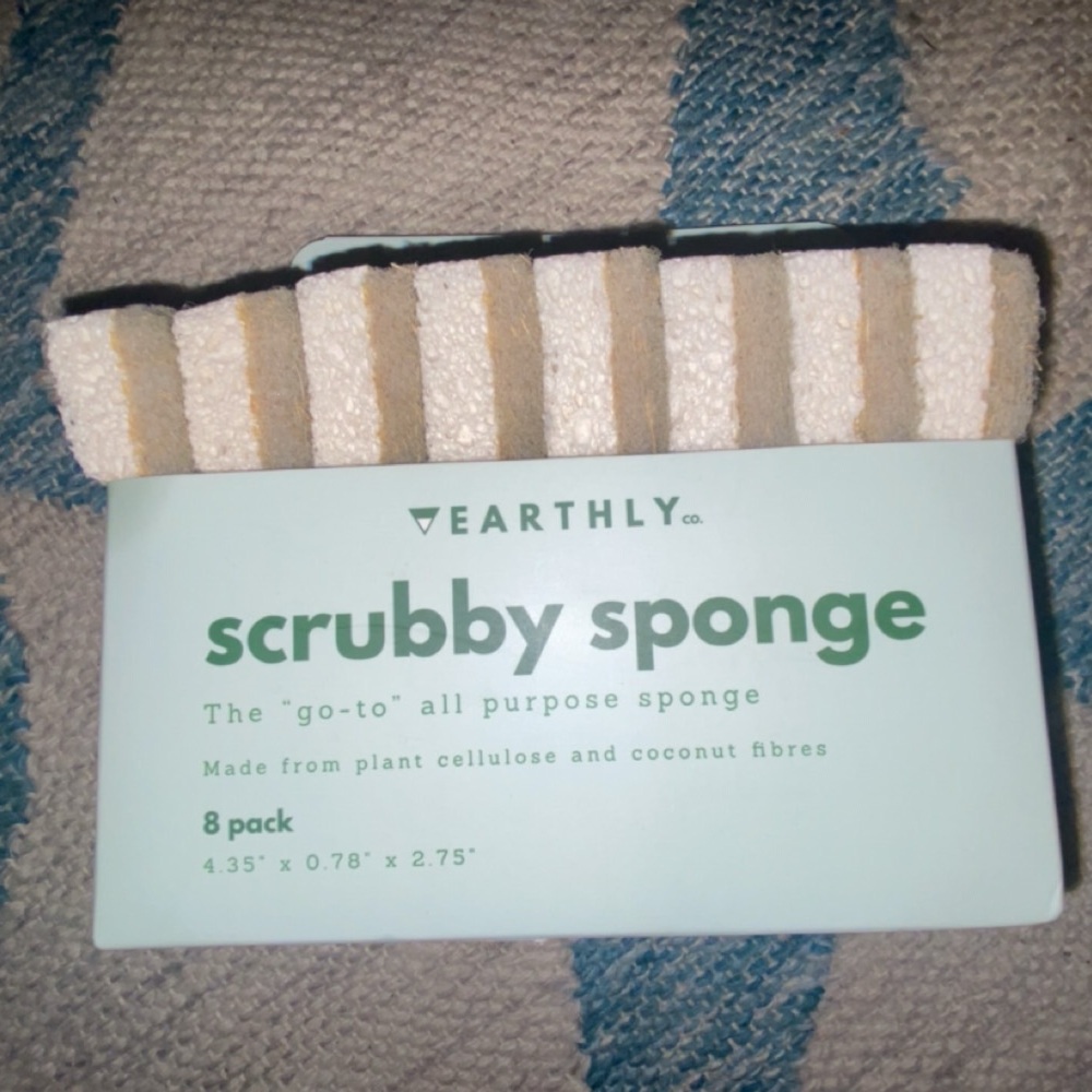 Earth Scrubby Sponge - Cream and Tan